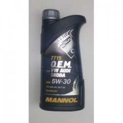 MANNOL O.E.M. VW 5W30 1L SKODA, AUDI, C3 VW504.00/507.00, DEXOS2