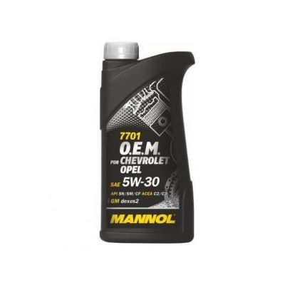 MANNOL O.E.M. OPEL 5W30 1L CHEVROLET SN/SM/CF C2 C3 GM DEXOS2