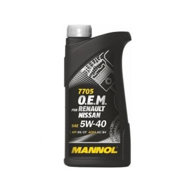 MANNOL O.E.M.RENAULT 5W40 1L NISSAN SN/CF,A3/B4