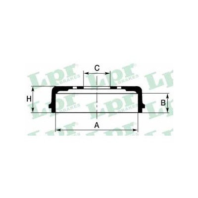 Fiat Panda 1.1, 1.2, 1.3 D új fékdob 2003.-tól